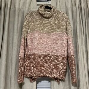 Lauren Conrad tri color sweater